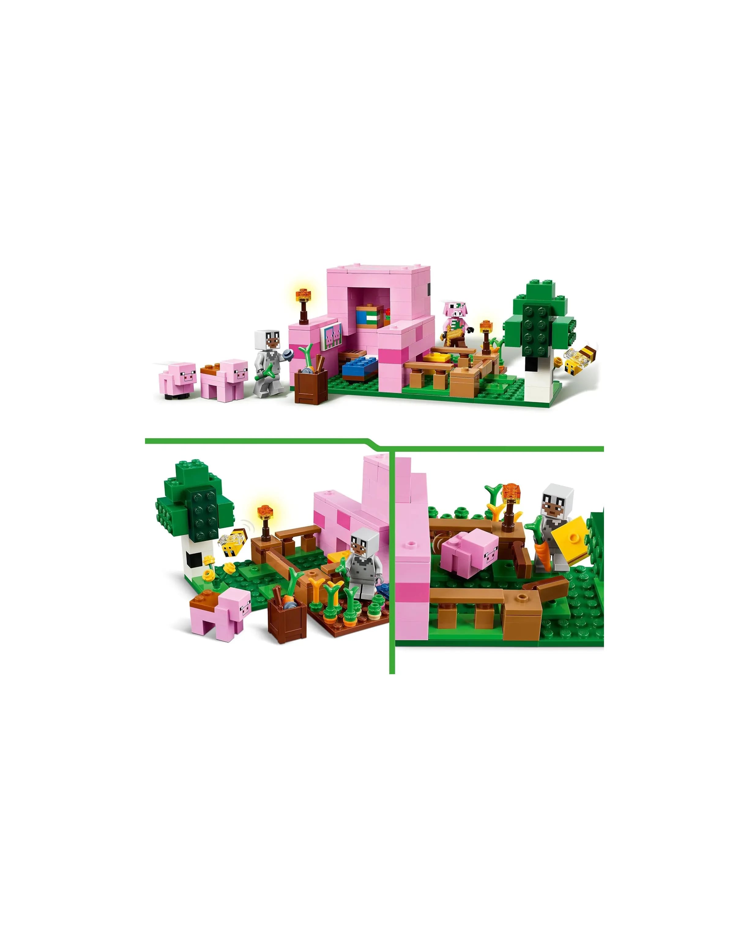 Конструктор LEGO Minecraft "Домик для поросят" 3