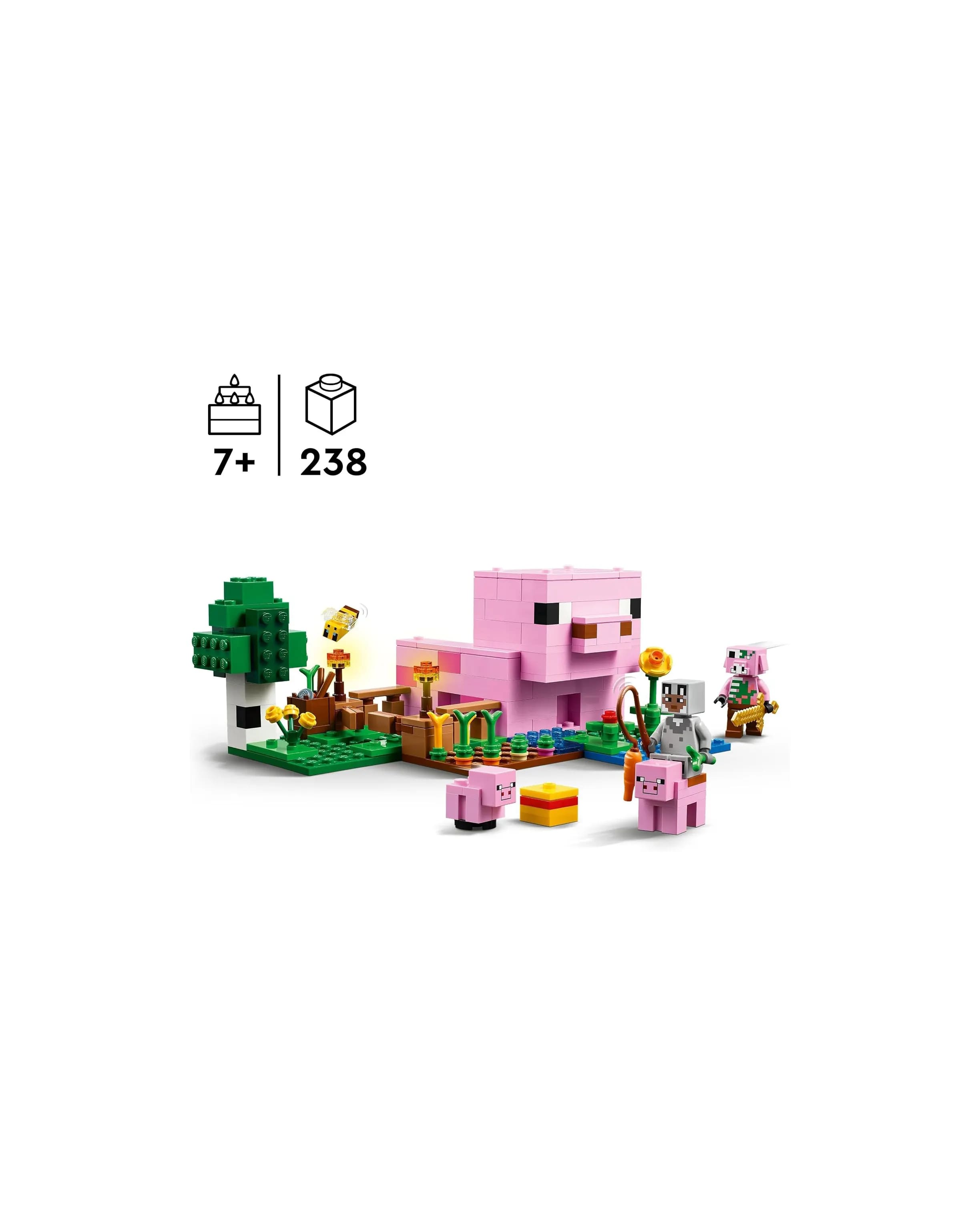 Конструктор LEGO Minecraft "Домик для поросят" 2