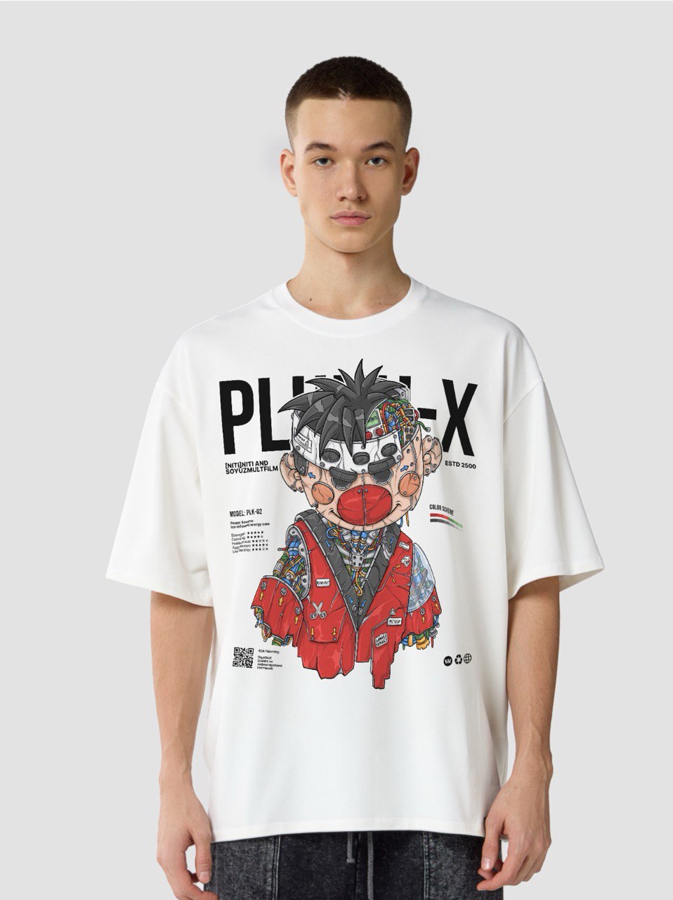 Футболка мужская "Робот Метеор"