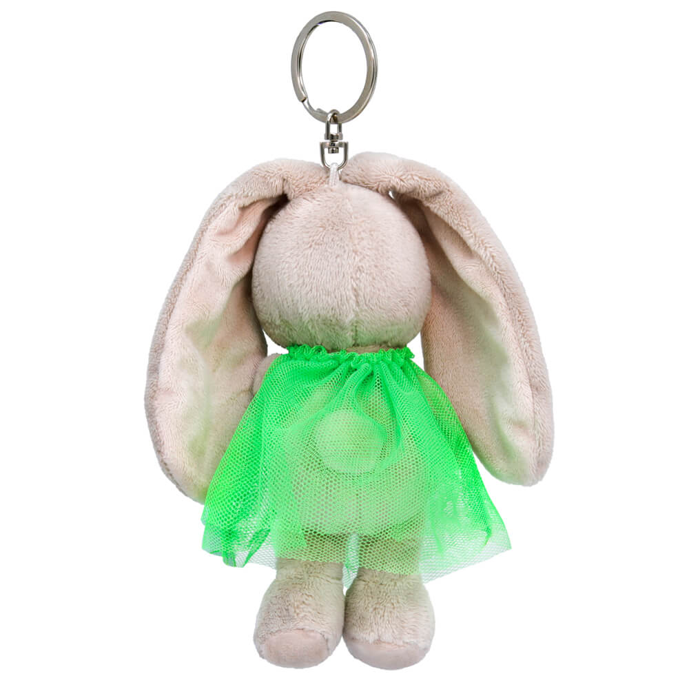 Брелок Зайка Ми "В зелёном платье, с морковкой" 3