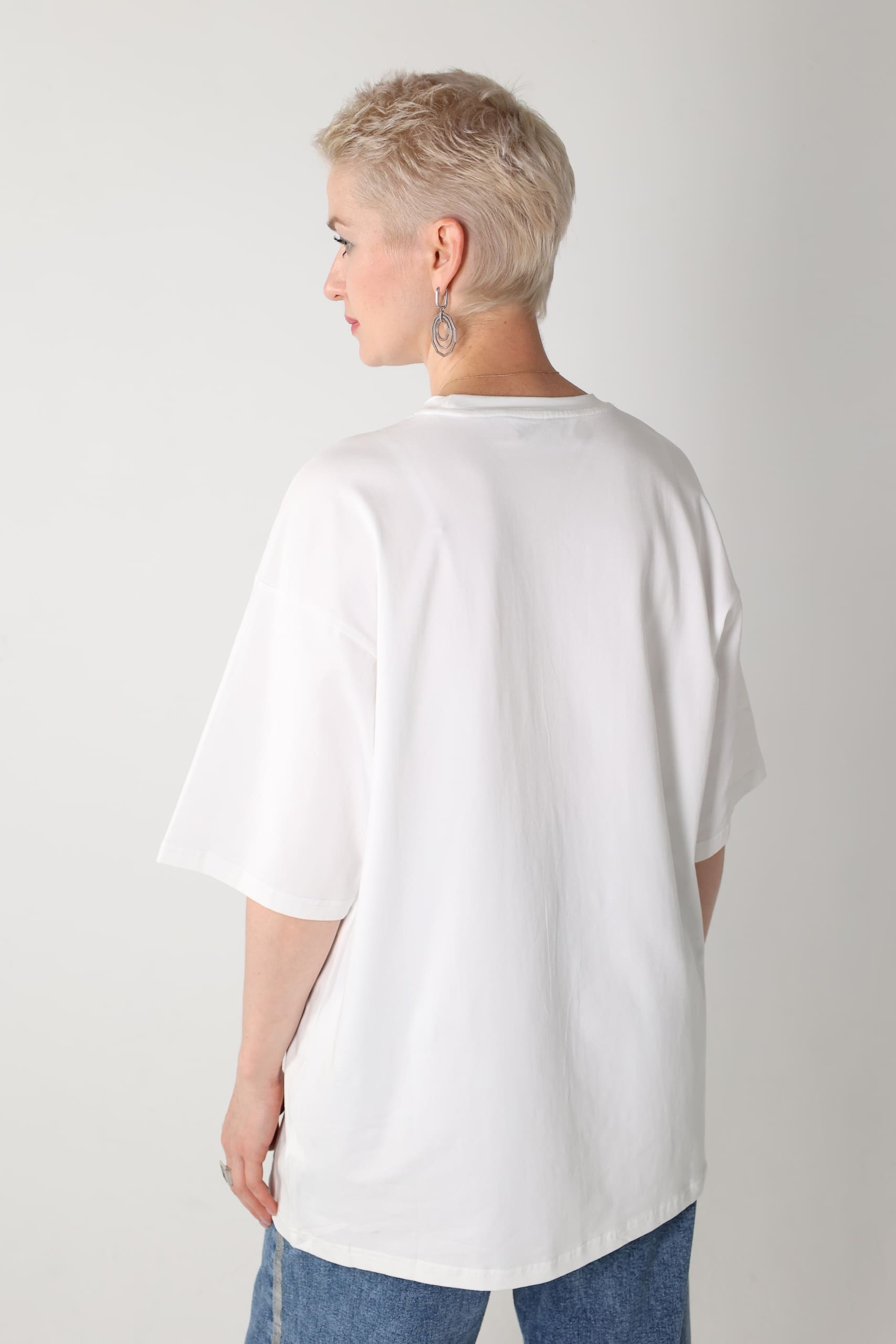 Футболка "Гудбай Май Лав", One size, цв.белый 2