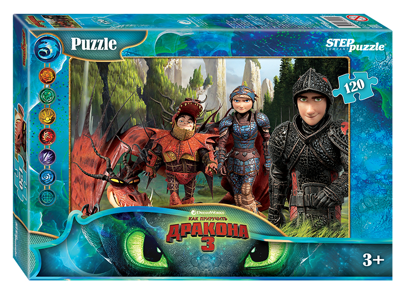 Мозаика "puzzle" 120 "Как приручить дракона - 3" (DreamWorks) 4