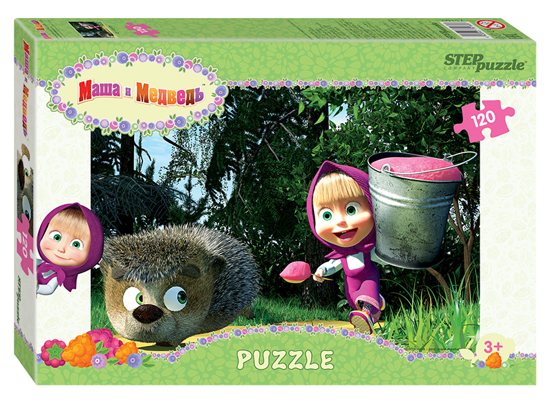 Мозаика "puzzle" 120 "Маша и Медведь - 2" (Анимаккорд) 3