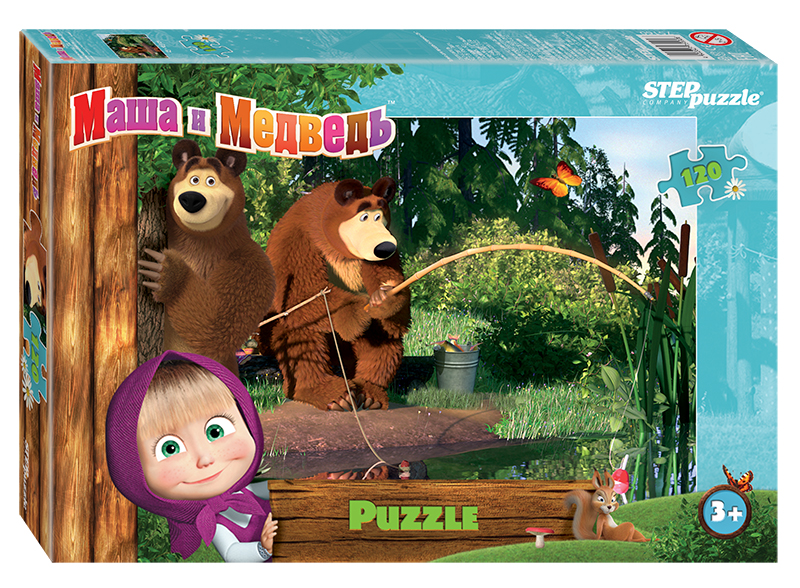 Мозаика "puzzle" 120 "Маша и Медведь - 2" (Анимаккорд) 5