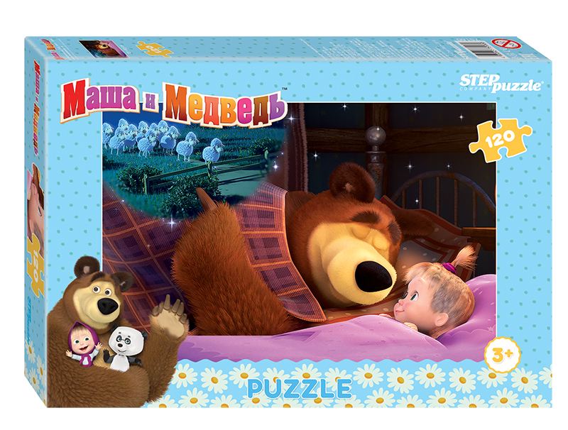 Мозаика "puzzle" 120 "Маша и Медведь - 2" (Анимаккорд) 6