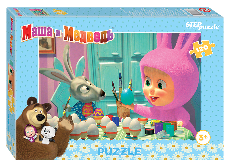 Мозаика "puzzle" 120 "Маша и Медведь - 2" (Анимаккорд) 7