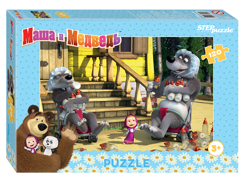 Мозаика "puzzle" 120 "Маша и Медведь - 2" (Анимаккорд) 8