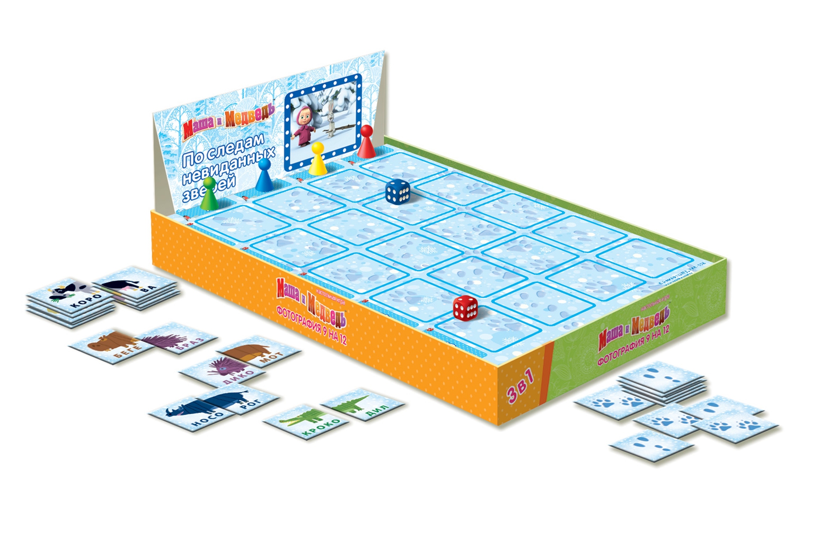 Настольная игра "Фотография 9 на 12" (Маша и Медведь) 2