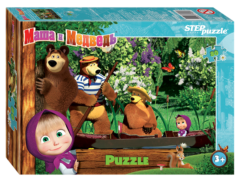 Мозаика "puzzle" 80 "Маша и Медведь - 2" (Анимаккорд) 6