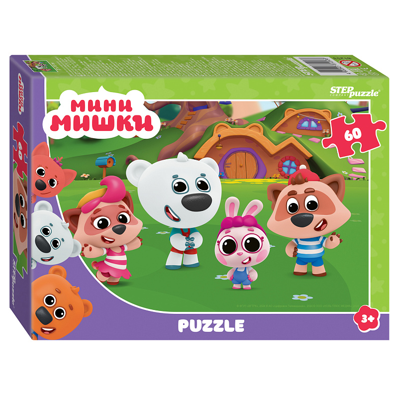 Мозаика "puzzle" 60 "Мини мишки" (0+ Медиа) 1