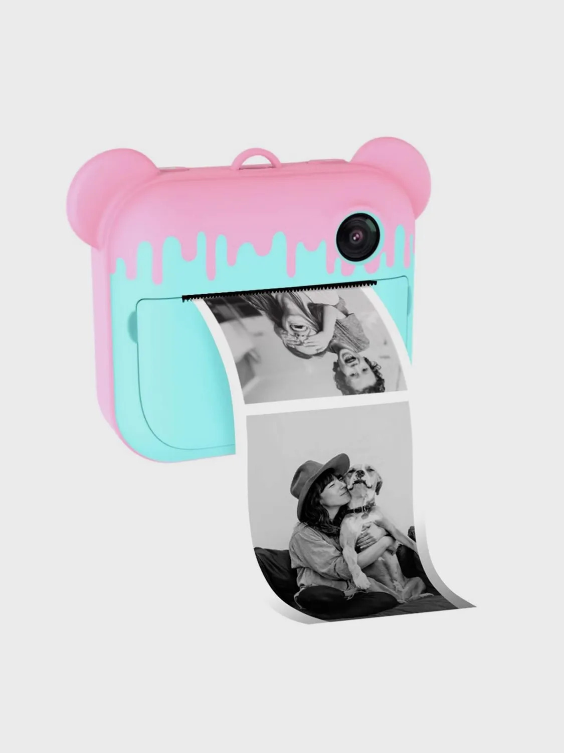 Фотоаппарат моментальной печати LUMICAM DK04 PRINTY (PINK PAINT) 6