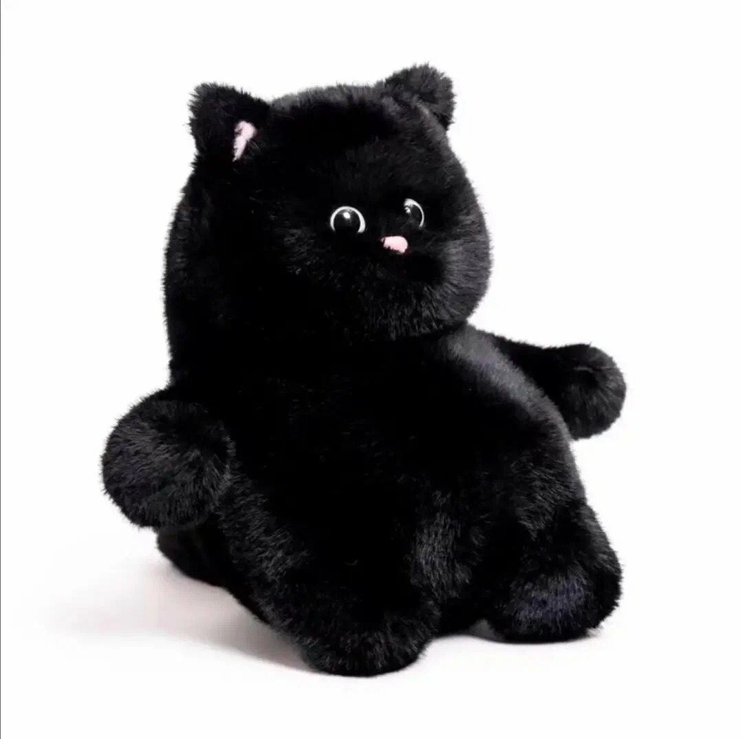 Толстый кот пушистый интерьерная игрушка 2