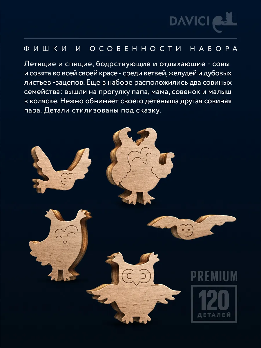 Мини-набор Совушки NEW РОССИЯ, Пазл 2