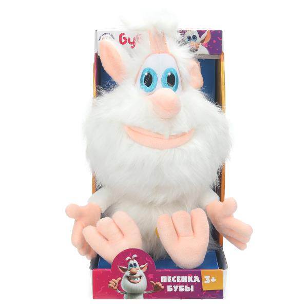 Игрушка мягкая БУБА 26 см, муз.чип