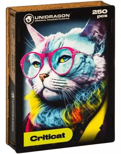 Деревянный пазл UNIDRAGON Pop-Art GlowUp Критикэт 250 дет.
