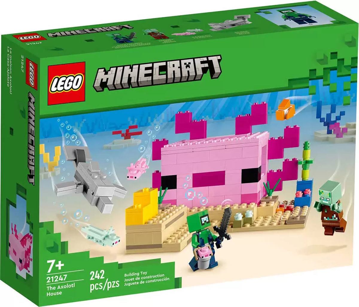 Конструктор LEGO Minecraft "Дом Аксолотля"