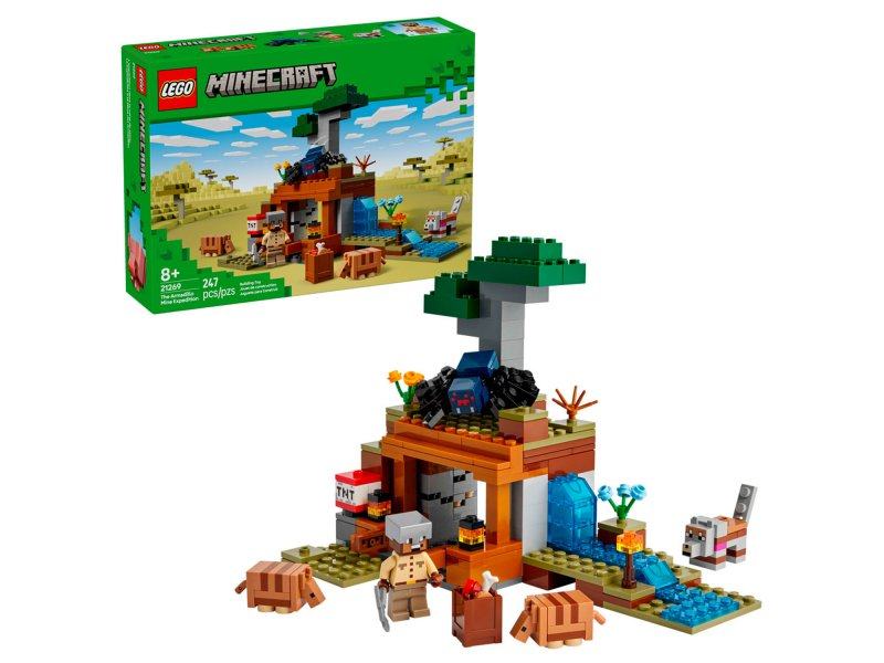 Конструктор LEGO Minecraft "Экспедиция на рудник "Броненосец""