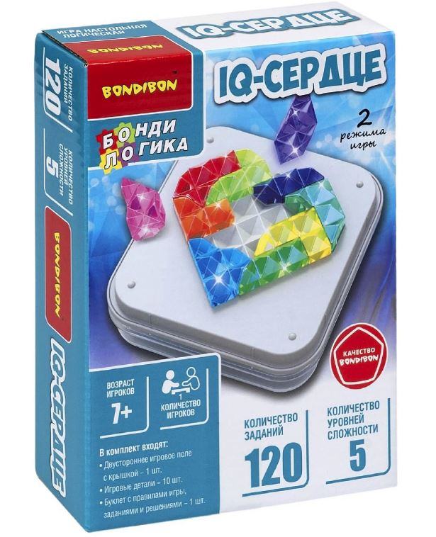 Логическая Игра БондиЛогика IQ-Сердце