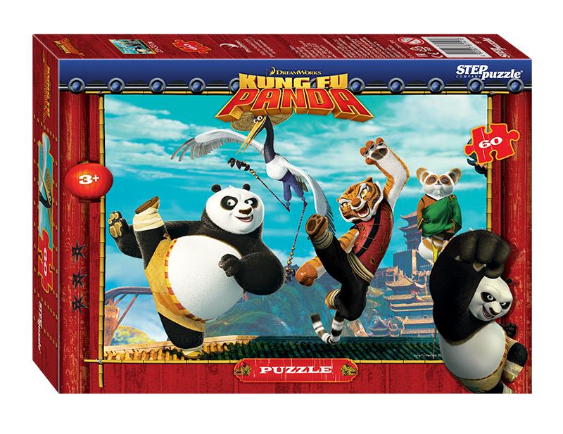 Мозаика "puzzle" 60 "Кунг-фу Панда" (DreamWorks, Мульти)