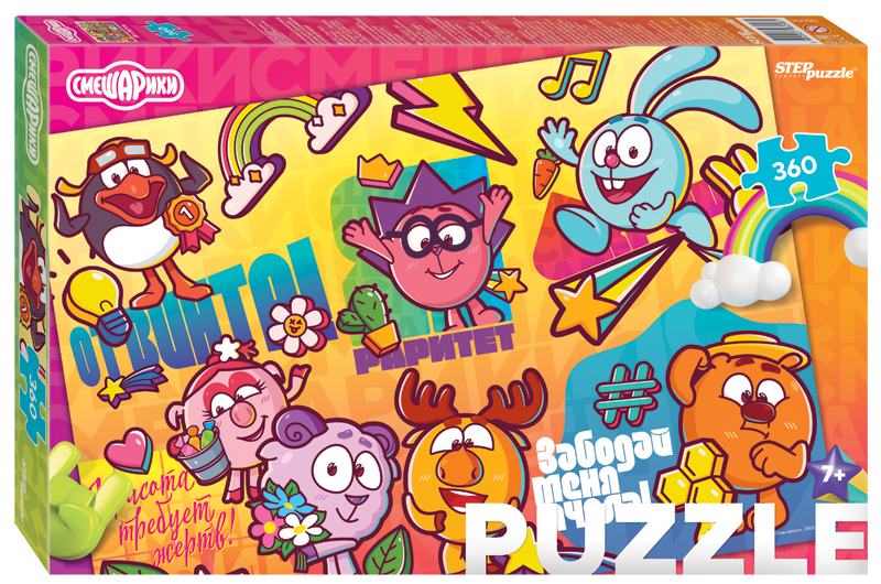 Мозаика "puzzle" 360 "Смешарики" (Мармелад Медиа)