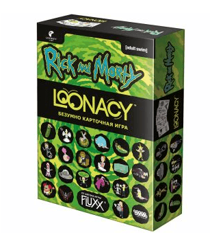 Loonacy/Лунаси: Рик и Морти.Настольная игра
